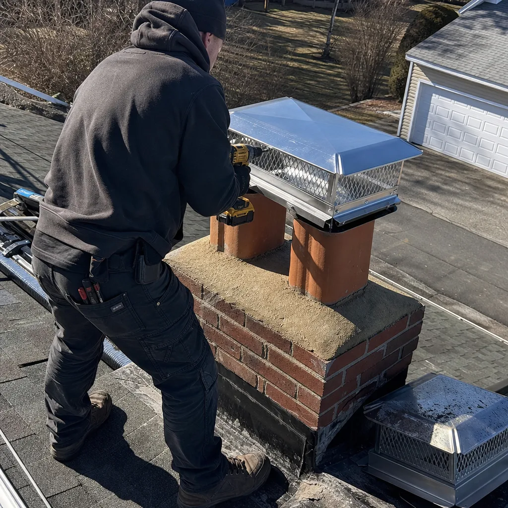 Chimney Cap & Crown in Natick, MA | Top Hat Chimney